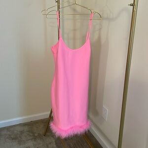 Fashion Nova size XL body-con pink dress